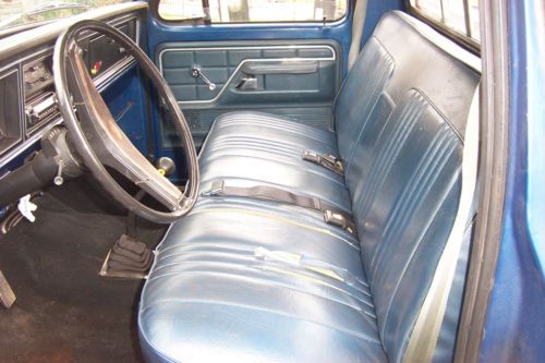 1976 FORD PICKUP TRUCK WOOD BED 360 V8 AUTOMATIC RUNS GREAT DARK BLUE, US $3,500.00, image 12