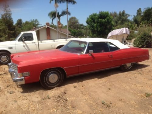 1973 cadillac eldorado base convertible 2-door 8.2l