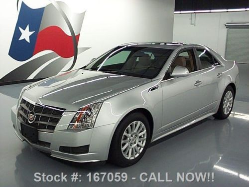 2011 cadillac cts4 3.0l lux sedan awd pano roof nav 51k texas direct auto