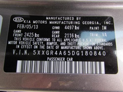 2013 Kia Optima SX, US $25,011.00, image 20