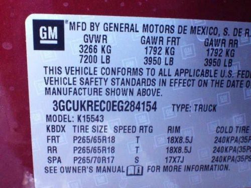 2014 Chevrolet Silverado 1500, US $42,727.00, image 4