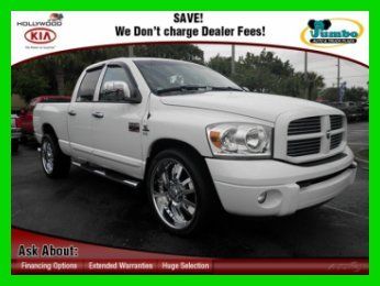 2007 3500 laramie cummins turbo diesel 5.9l side steps chrome wheels rwd