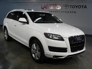 2011 audi q7 ibis white premium plus pkg nav heated seats panorama roof