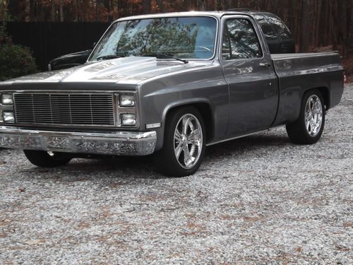 1986 chevrolet truck short bed - custom everything !! 502 big block!!