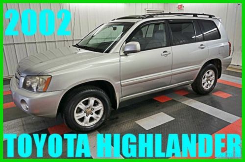 2002 toyota highlander limited wow! awd! v6! one owner! 60+ photos! must see!