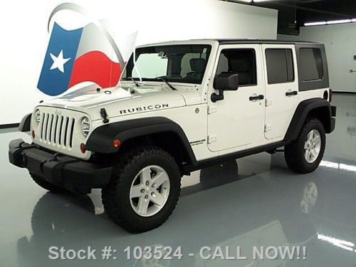 2010 jeep wrangler unltd rubicon hard top 4x4 nav 20k texas direct auto