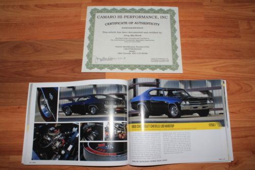 1969 Chevy Chevelle SS 396 L78 Certified by MacNeish GM Aluminum Heads 12 Bolt, image 52