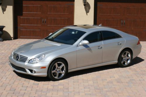 2008 mercedes-benz cls550 premium ii pkg, amg sport pkg, under warranty