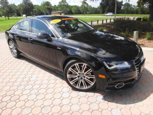 2012 audi a&amp; 3.0 prestige supercharged v6 3.0l/183 automatic awd black on black