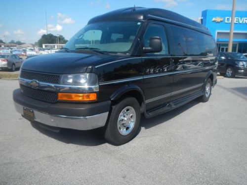 2013 chevy express 9 passenger high top rocky ridge conversion van g2500