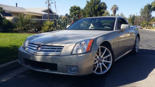 2006 cadillac xlr rare gold mist convertible always garaged