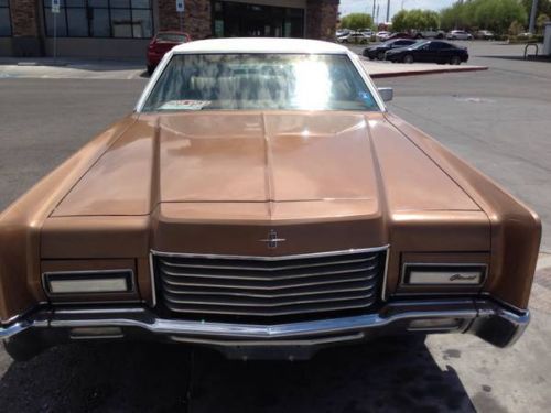 1971 lincoln continental base 7.5l
