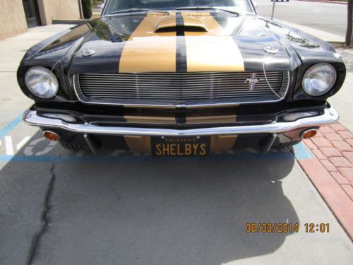 1966 ford  mustang fastback shelby gt350h hertz-rent-a-racer resto-mod