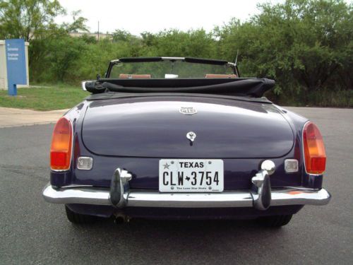 1974 MG B Roadster Chrome Bumpers, US $8,500.00, image 9