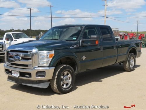 2011 ford f250 super duty 4x4 crew cab power stroke diesel pick up truck bidadoo