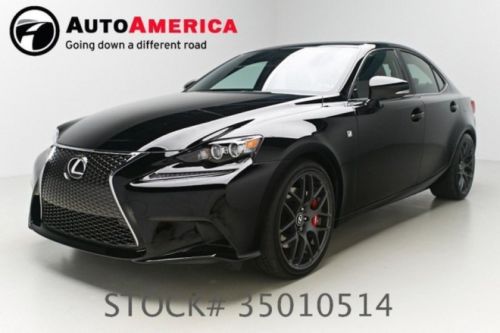 2014 lexus is 350 f sport 9k low mi nav rear cam sunroof heated seat blind spot