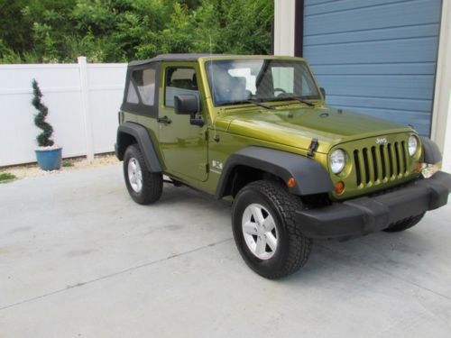 2008 jeep wrangler x 4wd convertible soft top 08 suv jk ac automatic alloy awd