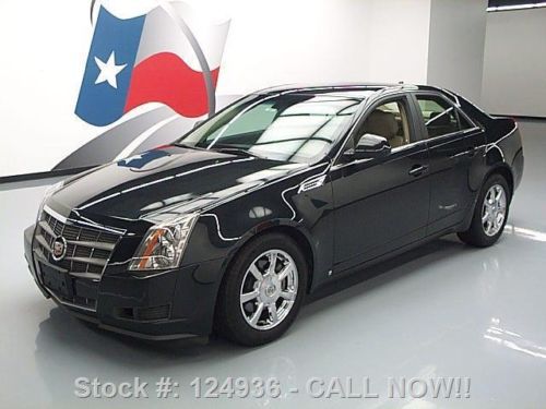 2009 cadillac cts sedan htd leather vogue wheels 68k mi texas direct auto