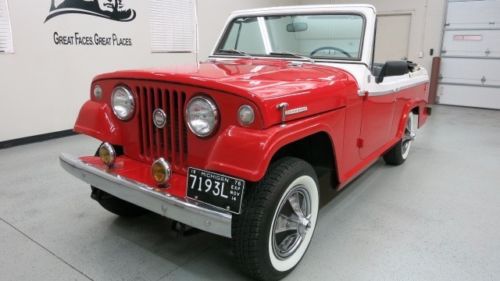 1967 kaiser/ jeep - jeepster c-101 commando convertible 4x4 california heritage.