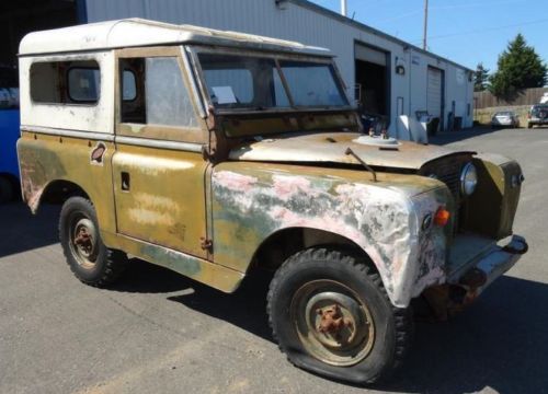 1960 land rover series ii short wheel base, swb rhd right hand drive