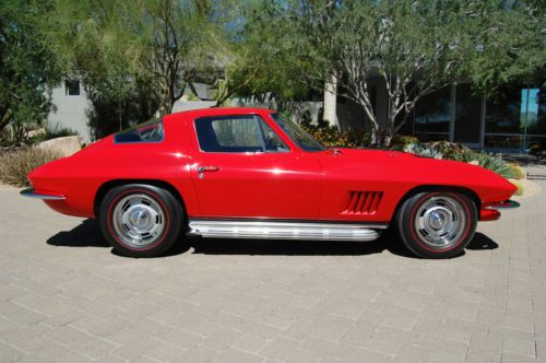 !967 corvette coupe, 427/435 hp,  bloomington gold 2014, ncrs top flights 2013