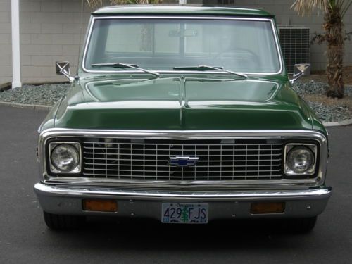 1971 chevy  cheyenne short bed matching numbers big block with a/c