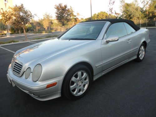 2001 mercedes benz clk320 convertible top california car zero rust no reserve