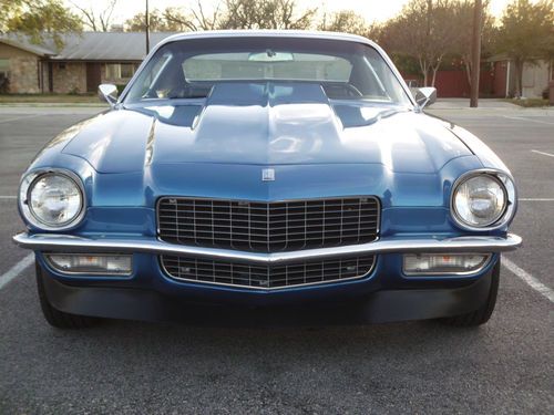 1970 chevrolet camaro mulsanne blue