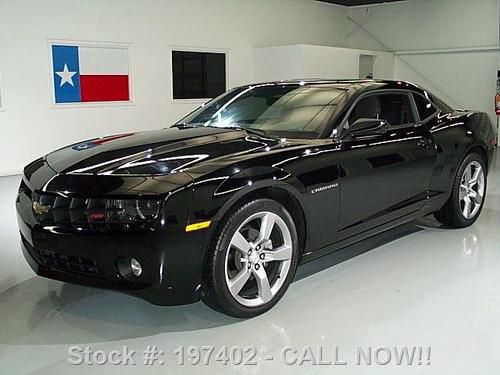 2010 chevy camaro lt rs 6-speed xenons 20' wheels 33k! texas direct auto