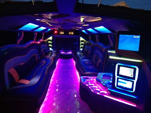 2006 h2 hummer limo 200"  built in 2012 with jet doors