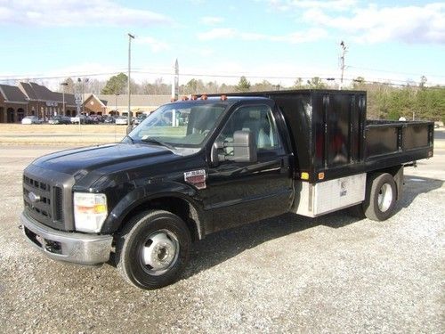 2008 ford f350 xl powerstroke diesel flat bed drw