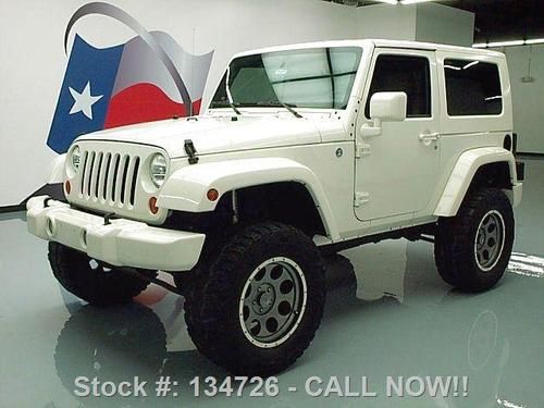 2007 jeep wrangler x 4x4 6speed hardtop lifted 18's 20k texas direct auto