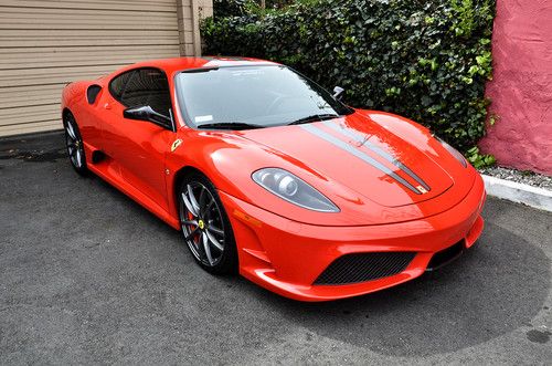 2009 ferrari f430 scuderia rosso scuderia 7300 mls full service california car