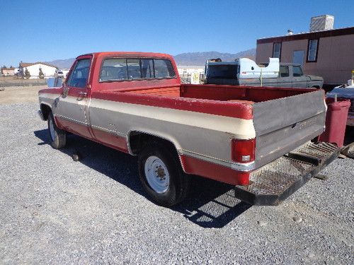 1984 chevy,gmc rust free pick up truck, rat rod