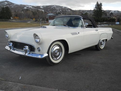 1955 thunderbird older restoration, original 292 cid "y" block engine not 56 57