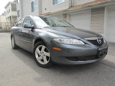 2003 mazda 6 i**leather**sunroof**4 cylinder**warranty