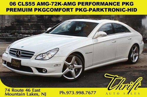 06 cls55 amg-72k-amg performance pkg-premuim pkg-comfort pkg-parktronic-hid