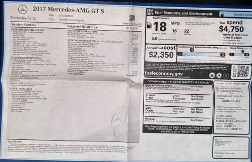 2017 Mercedes-Benz AMG GT S, US $77,000.00, image 20