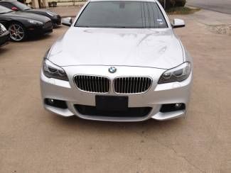 2011 bmw 535i silver/black m sport,14kmi,clean carfax,one owner,$67975 msrp