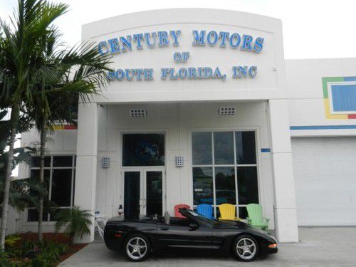 2001 chevy corvette convertible 58,905 miles 1-owner black 6 spd awesome car