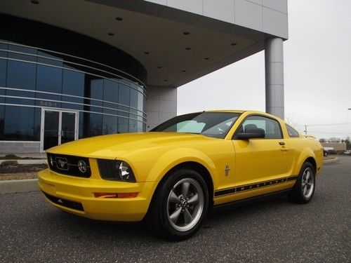 2006 ford mustang coupe yellow low miles super clean