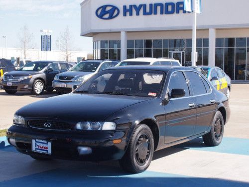 1993 infiniti j30 sedan black on black leather tint black alloys no reserve