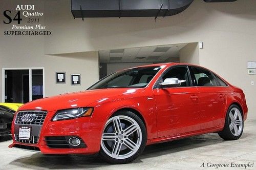 2011 audi s4  premium plus quattro awd navigation 19s carbon fiber warranty! wow