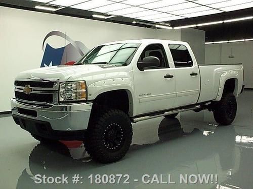 2012 chevy silverado 2500 lt 4x4 lifted side steps 28k! texas direct auto