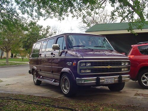 1994 chevrolet g20 sportvan/van conversion 74k miles