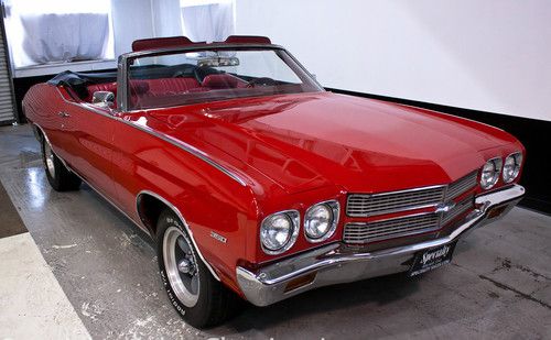 1970 chevrolet chevy chevelle malibu convertible 350v8 auto beautiful &amp; stunning