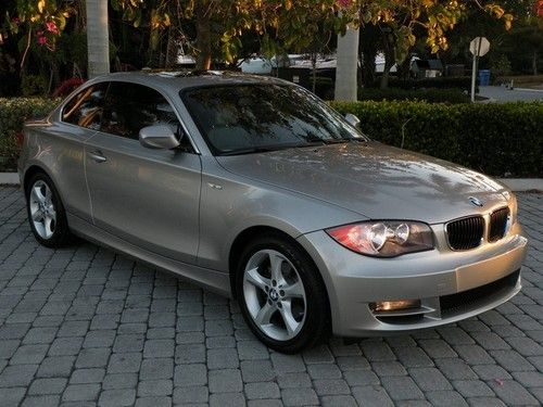 10 bmw 128i coupe 6 speed manual premium pkg comfort access 1 florida owner