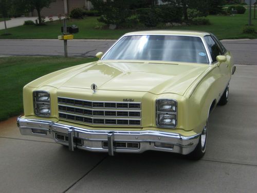 1977 chevrolet monte carlo s coupe 2-door 5.0l
