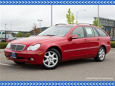 2004 c320 4matic wagon: one-owner, low miles, offered by authorized mb dealer