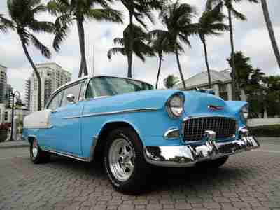 Florida 1955 Chevy Bel Air 2-Door Hard Top Show Quality Classic Collector Car, image 13